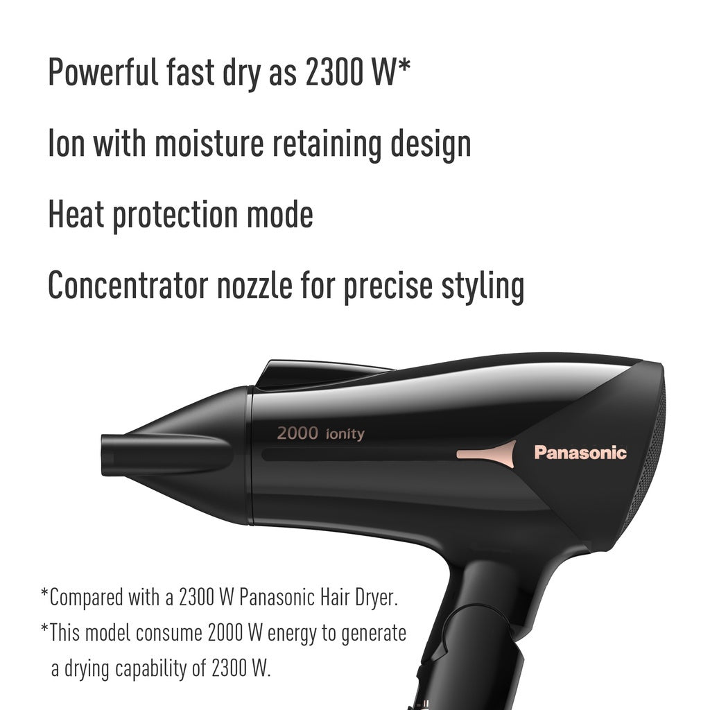 Panasonic EH-NE66-K Ionity Hair Dryer 2000W