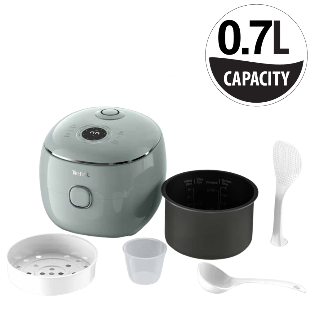 Tefal RK535A | RK5354 | RK5352 | RK535T POP Fuzzy Logic Rice Cooker 0.7L - 4 Colors Available