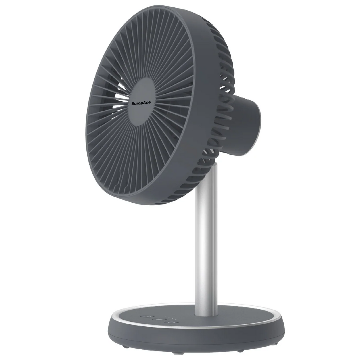 Europace EUF3753D | EUF3753DBR | EUF3753DGY Rechargeable DC Fan with Adjustable Height 7 Inch