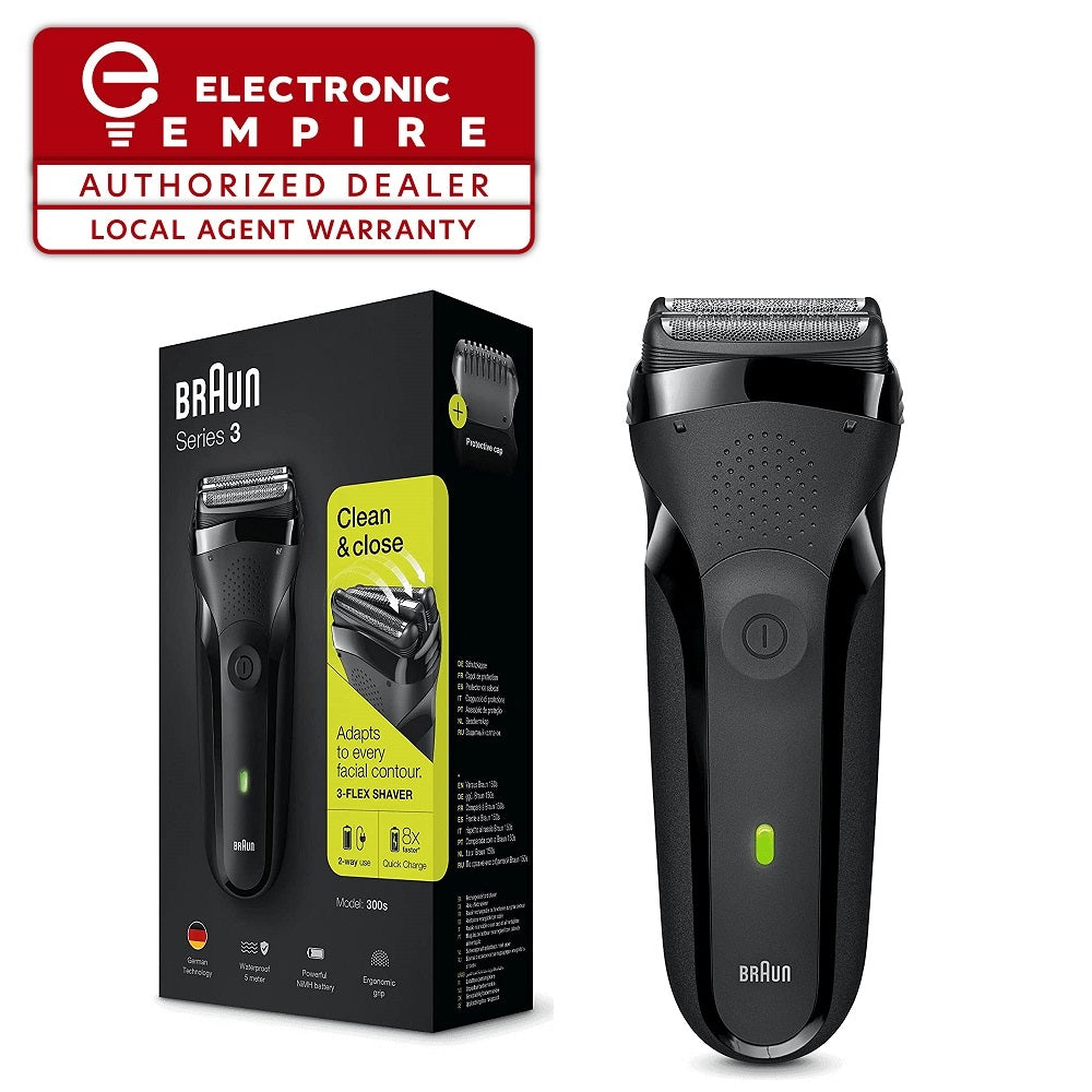 Braun 300s Series 3 Rechargeable Electric Shaver