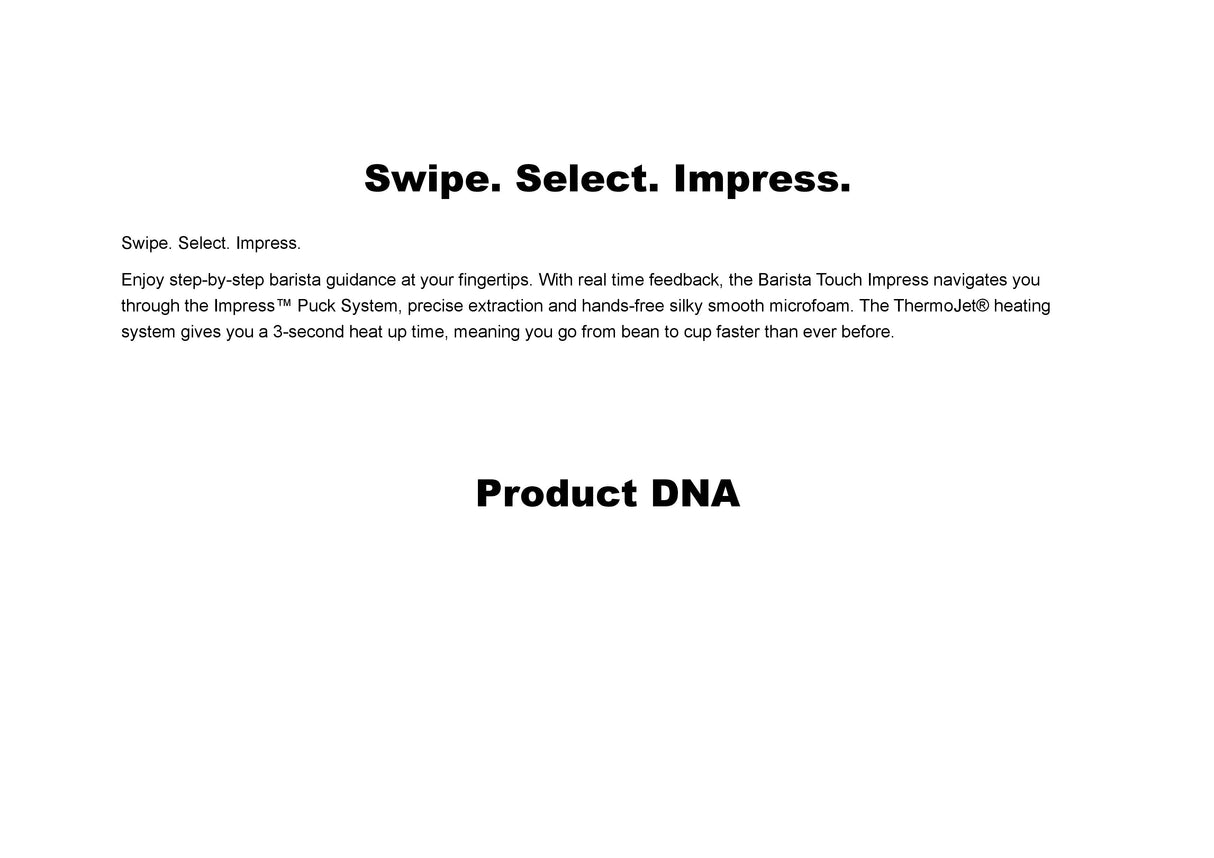 Breville BES881 The Barista Touch™ Impress Coffee Machine with Cold Extraction