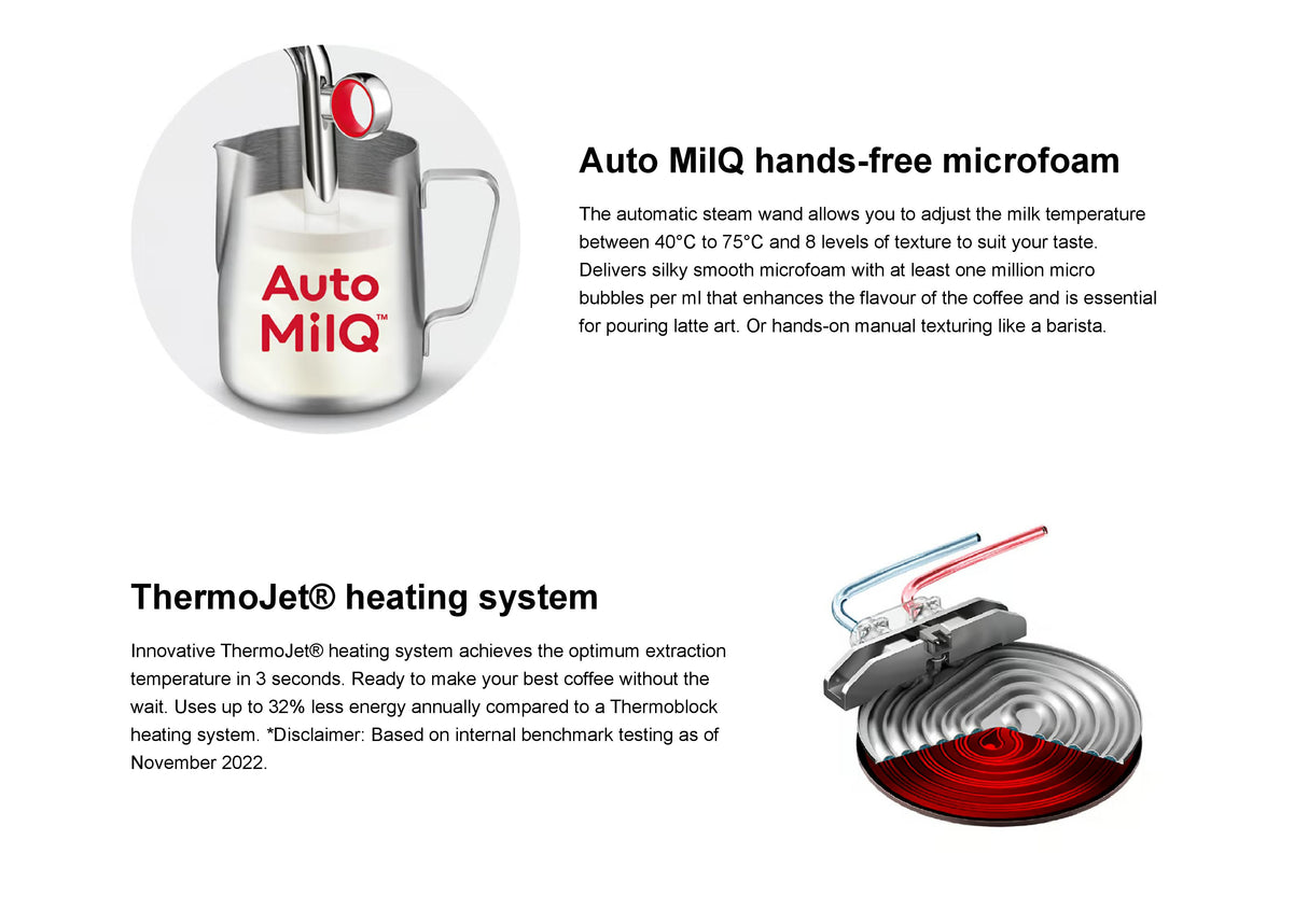 Breville BES881 The Barista Touch™ Impress Coffee Machine with Cold Extraction