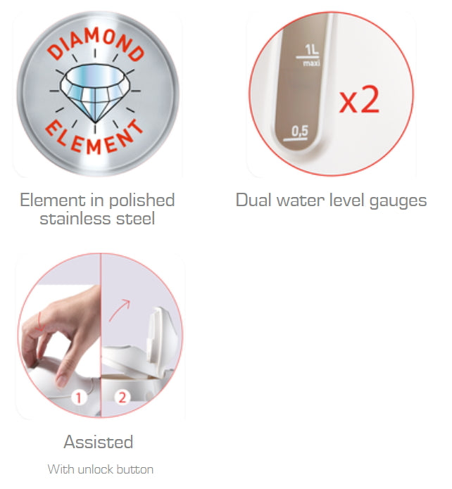 Tefal BF2731 Vitesse Diamond Kettle 1.7L