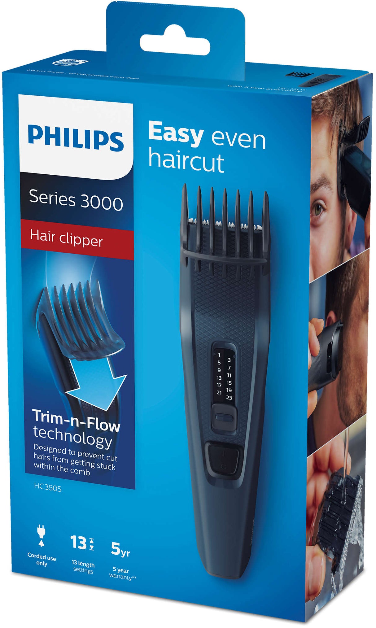 Philips HC3505/15 Corded Hair Clipper