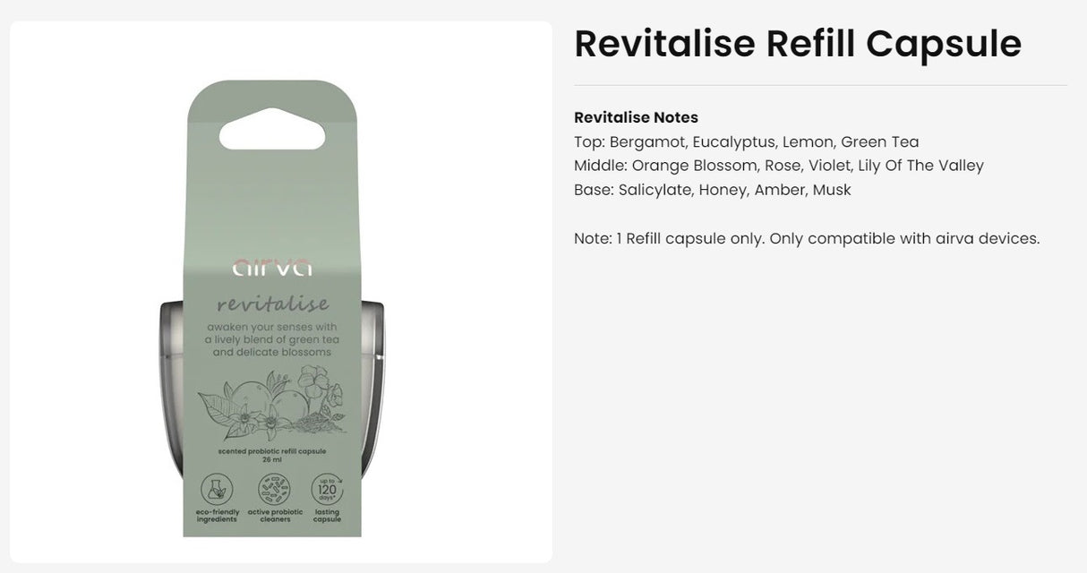 Airva Refill Capsule 26ml (3 Scent Available)
