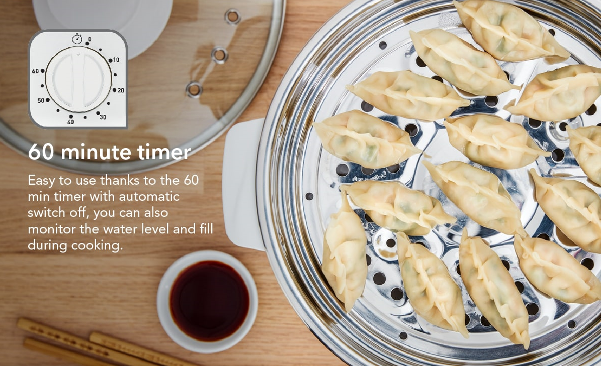 Tefal VC1451 Stainless Steel Convenient Steamer 6L