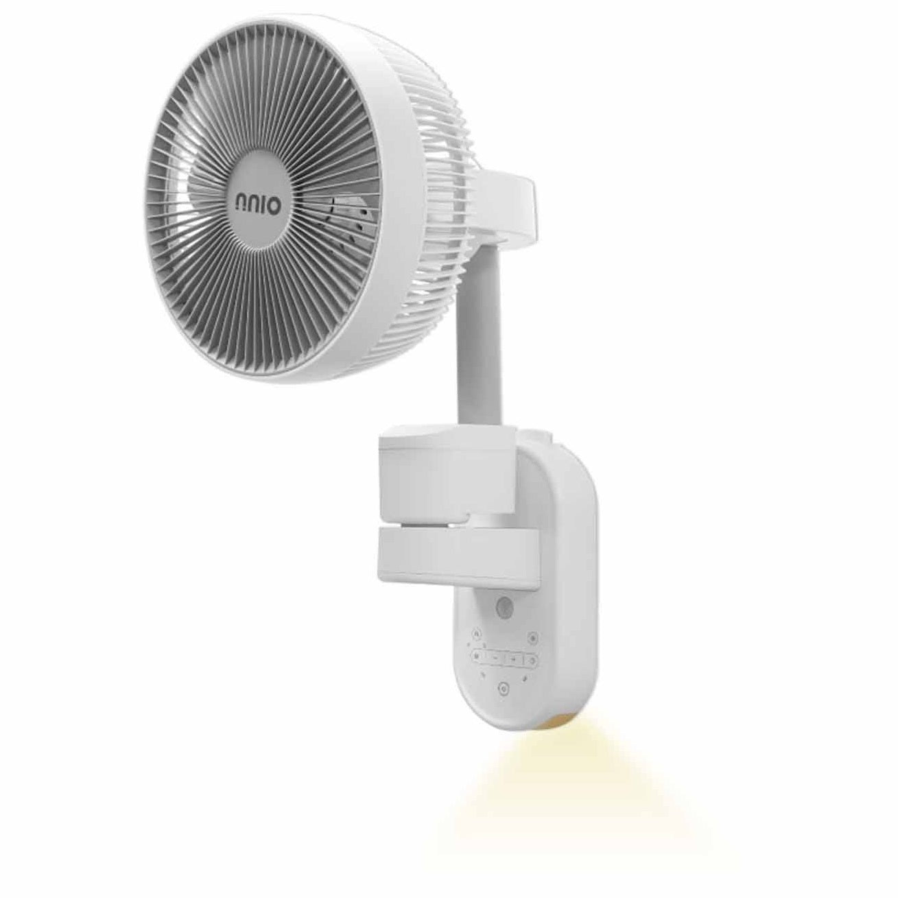 NNIO N1000DCWFR Remote DC Wall Air Circulator Fan 10 Inch