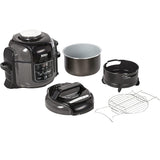 Ninja OP300 Foodi 8 in 1 Multi cooker in one pot, Pressure cooker, Broil, Dehydrate, Slow Cooker, Air Fryer, Grill, Sear/Saute, Steam & More, with 6L Capacity and Recipe Book