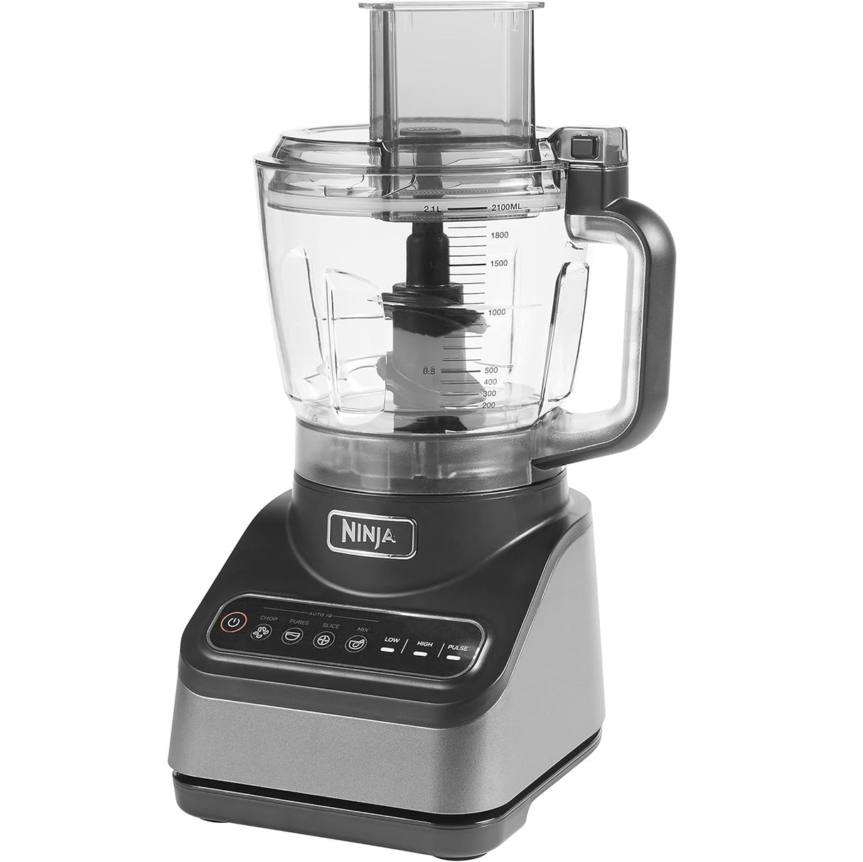 Ninja BN650 Food Processor 4 Auto Programs Chop, Puree, Slice, Mix, 3 Manual Speeds, 2.1L Bowl, Dishwasher Safe 850W