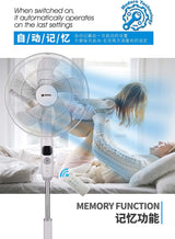 Sona SFS 1186 DC Stand Fan with Remote 16 Inch