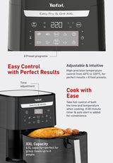 Tefal EY8018 Easy Fry Healthy Air Fryer & Grill XXL Digital 6.5L