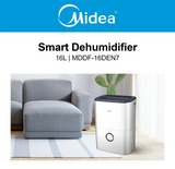 Midea MDDF-16DEN7 Smart Dehumidifying Dehumidifier, 16L