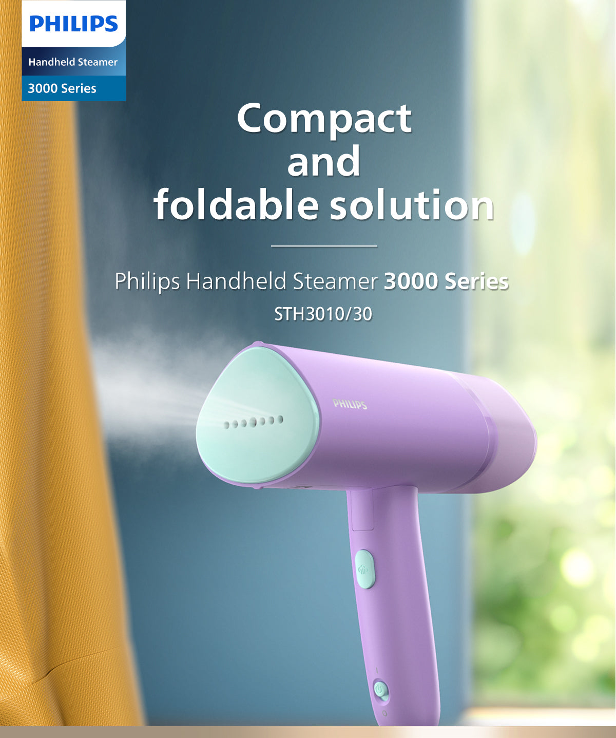 Philips STH3010/30 3000 Series Handheld Steamer 1000W