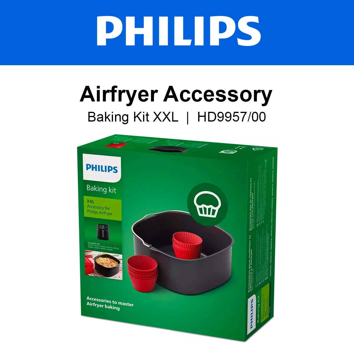 Philips HD9957/00 Airfryer Accessory Baking Kit XXL