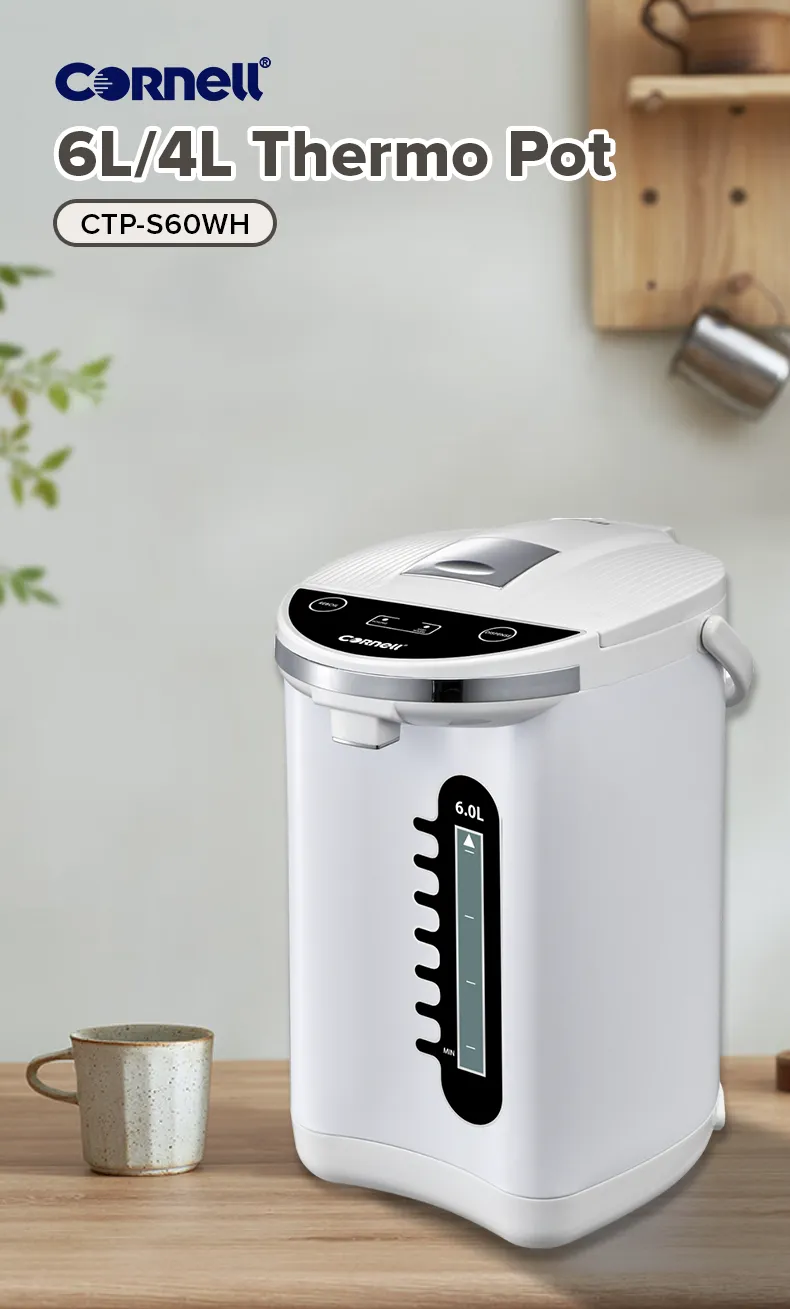Cornell CTP-S60WH Thermo Pot 6L