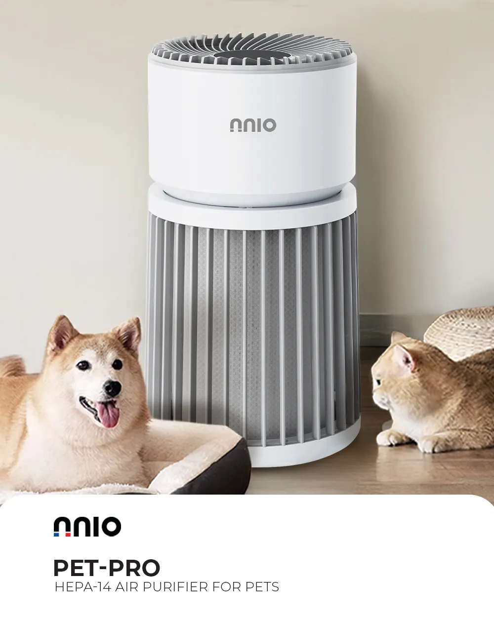 NNIO PET-PRO HEPA-14 Air Purifier for Pets