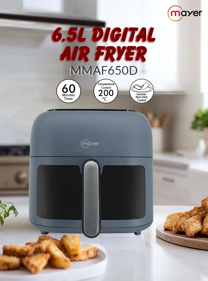 Mayer MMAF650D Ceramic Digital Air Fryer 6.5L