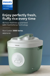 Philips HD3212/32 3000 Series Analog Rice Cooker 1.8L