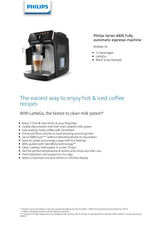 Philips EP4446/70 Series 4400 Fully Automatic Espresso Machine