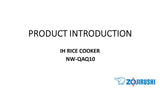 Zojirushi NW-QAQ10 Induction Heating (IH) Rice Cooker 1L