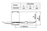 Mowe MW548F Helios Remote DC Smart Ceiling Fan 54 Inch with Light + Free Basic Installation