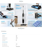 Midea MWD-20P Deep Clean Vacuum Cleaner