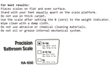 Tanita HA650 Display Mechanical Scale