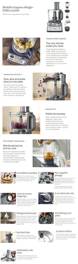 Kenwood FDM71.970SS | FDM71.970 Multipro Express Weigh+ Food Processor