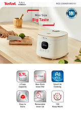 Tefal RK5151 Mini Fuzzy Logic Rice Cooker 0.7L