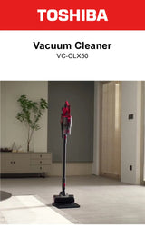 Toshiba VC-CLX50BF(R) Lightweight Cordless Vacuum Cleaner