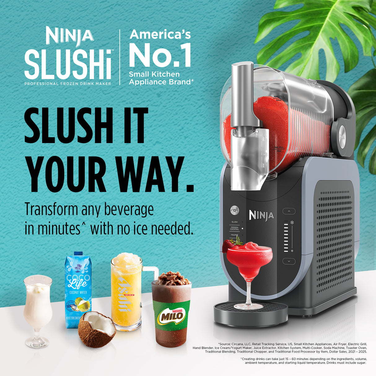 [PRE-ORDER] - FREE NINJA BN500 NUTRI-BLENDER PRO WORTH $258 - Ninja FS301SM SLUSHi™ Professional Frozen Drink Maker