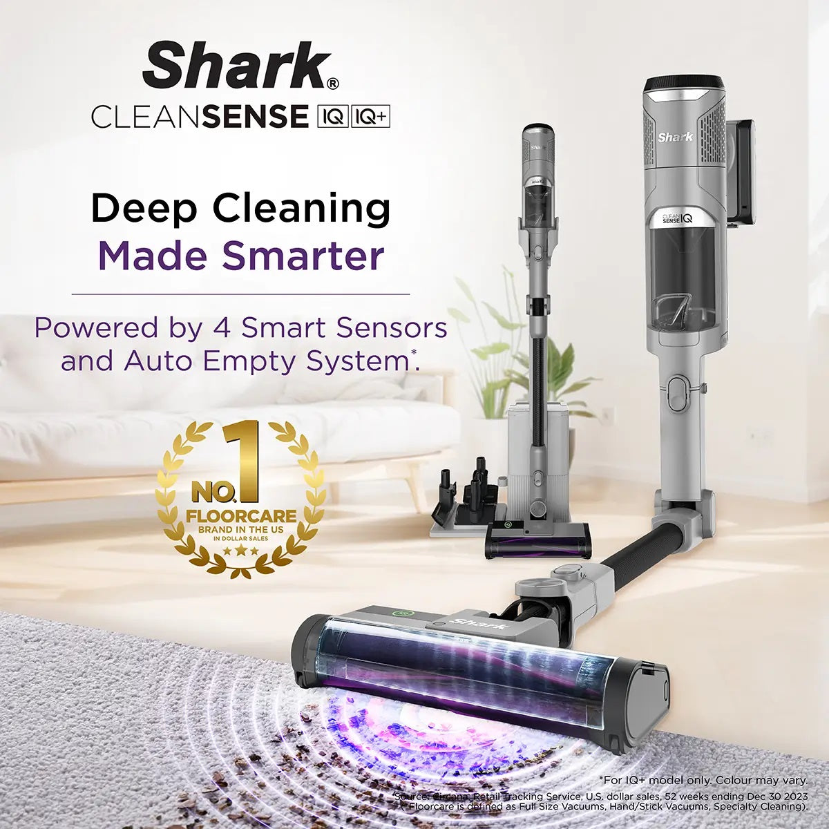 Shark IW2241 | IW3241 CleanSense IQ | IQ+ Cordless Vacuum