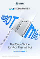 ECOVACS Winbot Mini 2 WG853-15 Window Robot Cleaner