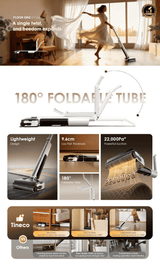 FREE 2 x Cleaning Solution - Tineco Floor One i7 Fold Wet & Dry Vacuum Cleaner