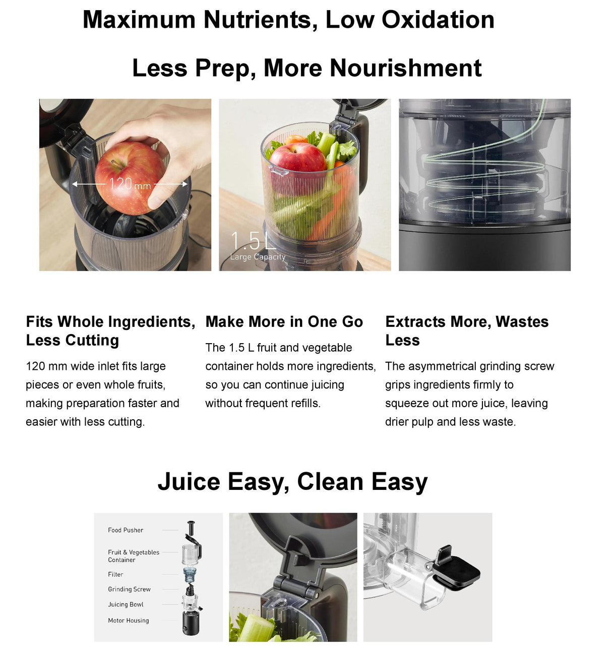 Panasonic MJ-L800KSK Slower Juicer