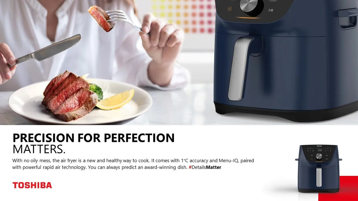 Toshiba AF-74CS1TRSG(B) Air Fryer 7.4L