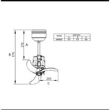 Mowe MW930F Remote DC Smart Corner Fan 16 Inch  with Free Basic Installation