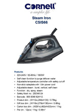 Cornell CSIS66 Steam Iron 1600W