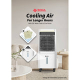 Sona SAC 6360DC | SAC6360DC Remote 2-in-1 DC Motor Fan With Air Cooler 25L