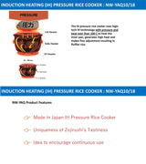 Zojirushi NW-YAQ10 | NW-YAQ18 IH Pressure Rice Cooker