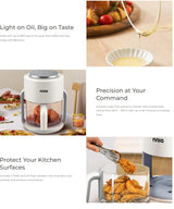 NNIO N4090GAF Digital Glass Air Fryer 4L