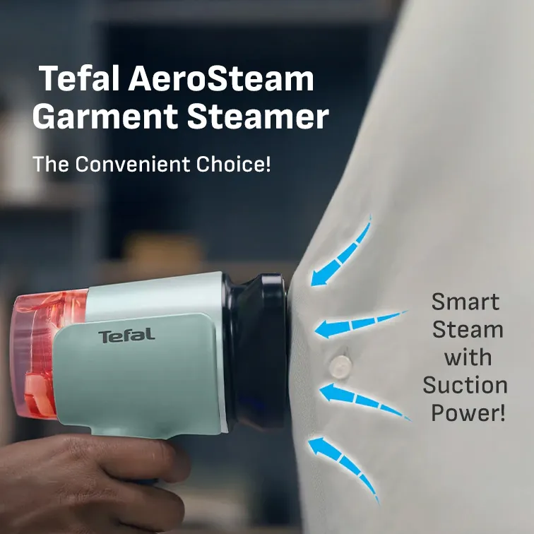 Tefal DT9814 Aerosteam Handheld Garment Steamer 1400W