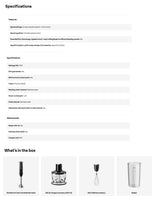 Braun MQ5235 MultiQuick 5 Vario Hand Blender 1000W