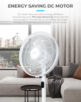 Mistral MIF407R DC Stand Fan with Remote 16 Inch