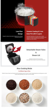 Hitachi RZ-S18VN Microcomputer Rice Cooker 1.8L