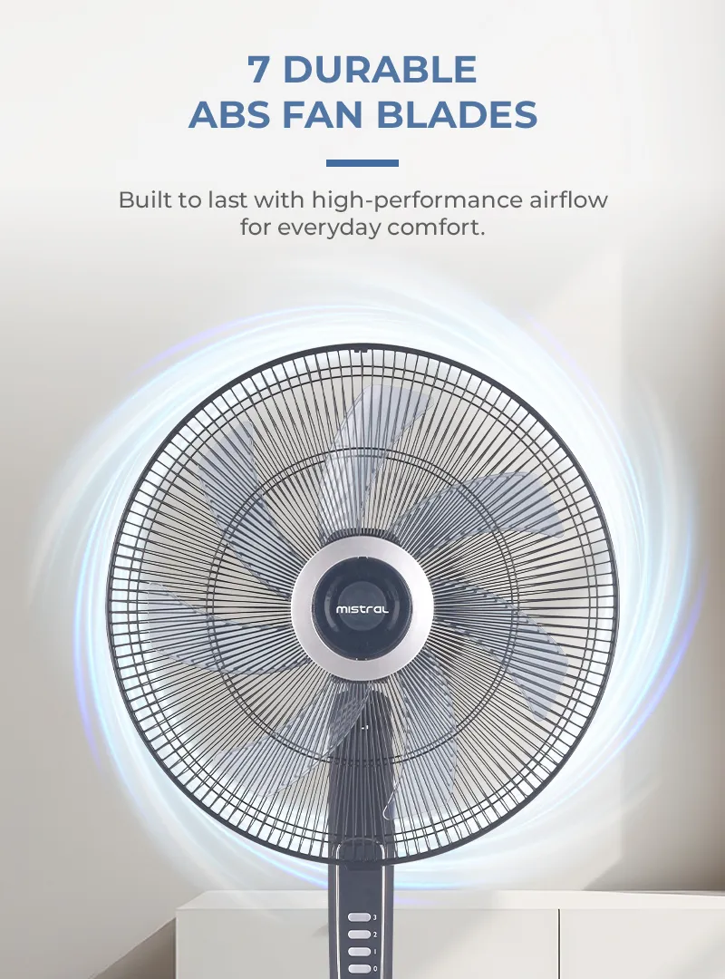 Mistral MSF1842D-BK DC Stand Fan 18 Inch