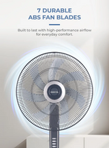 Mistral MSF1842D-BK DC Stand Fan 18 Inch