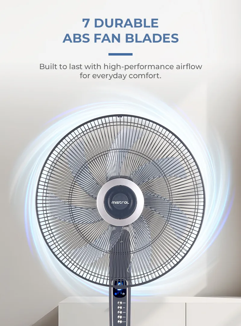 Mistral MSF1842DR-BK DC Stand Fan 18 Inch