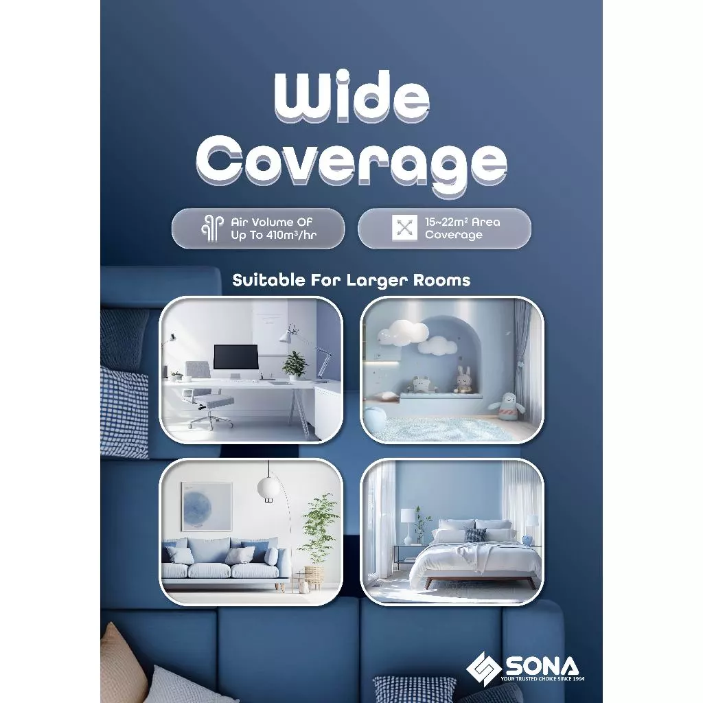 Sona SACN 6284 | SACN6284 Remote Portable Air Conditioner 14k BTU