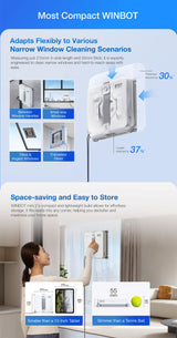 ECOVACS Winbot Mini 2 WG853-15 Window Robot Cleaner